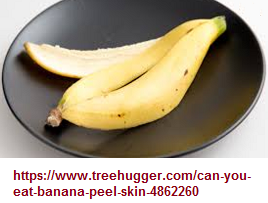 Banana with three  peels image 1