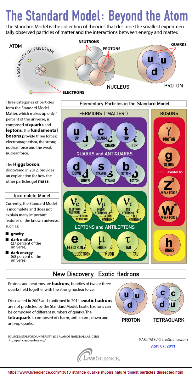 The standard Model of particle physics