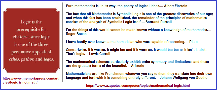 Is physics and Math logic? Is logic actually logical?