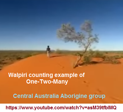 Short episode on Walpiri counting one and many