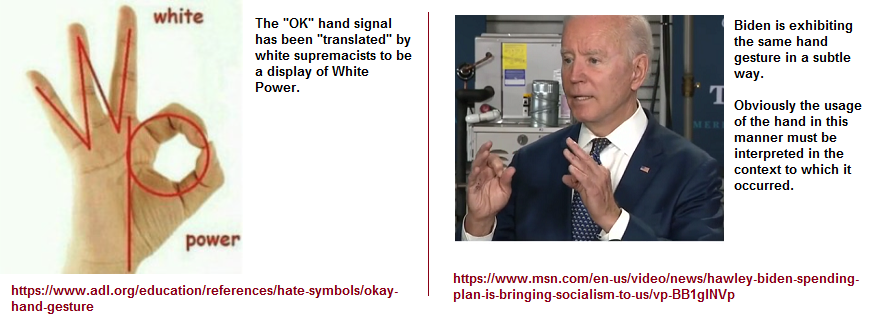 3-finger OK gesture of White Supremacists