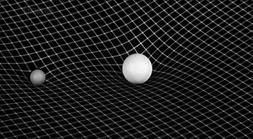 Fabric of space-time animation 1
