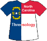 North Carolina's Threesology T-shirt (9K)