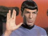 Three-patterned Spock hand display