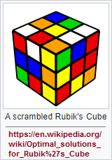 Scrambled Rubik's cube