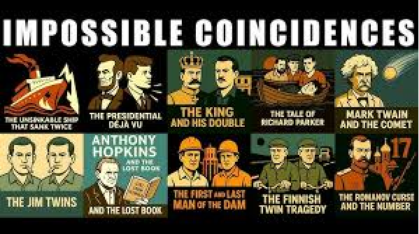 Impossible, or more frequent then humans acknowledge? 10 examples of Coincidences