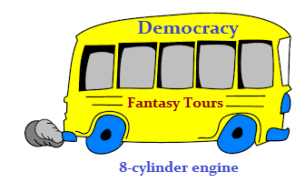 Democracy's Fantasy tours bus (18K)