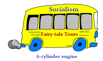 Socialism's Fairy-tale tours bus (18K)