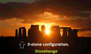 Stonehenge with its trilithons