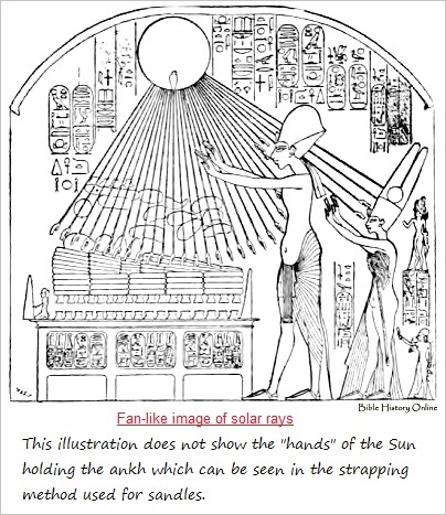 Solar rays as a fan