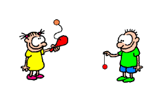 Yo Yo and paddle ball linear motions