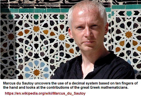 Marcus du Sautoy's BBC maths presentation