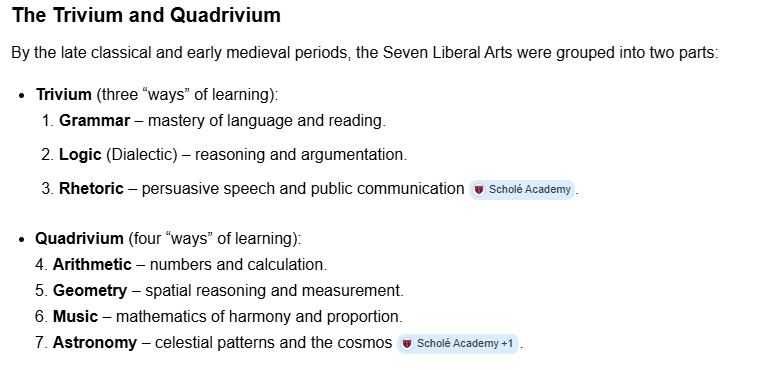 7 Liberal Arts