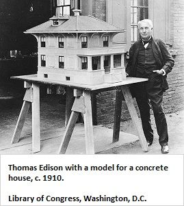 Edison's concrete house
