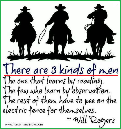 3 kinds of men by Will Rogers