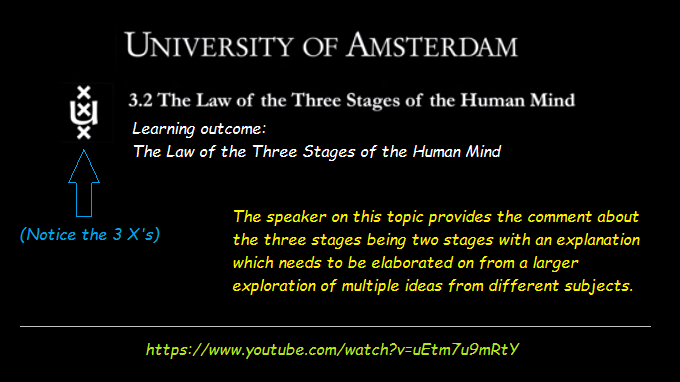 Comte's 3 stages viewed as 2
