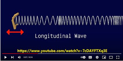 A longitudinal wave exhibited by the Universe