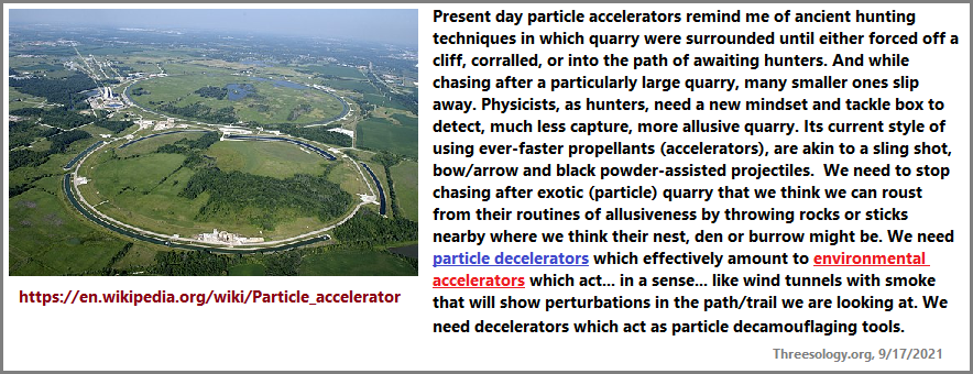 Instead of particle accelerators, we need decelerators