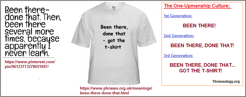 Been there, done that, got the t-shirt phrase... vocal wave pattern 