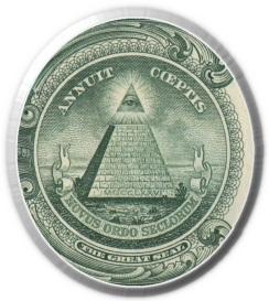 Great seal on the dollar bill