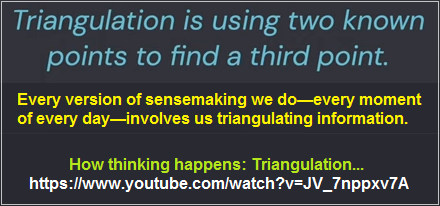 Triangulation brain processing example
