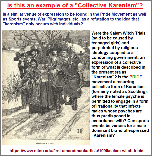 Salem Witch Trials as a form of Collective Karenism