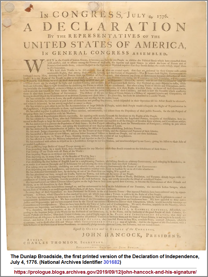 John Hancock's Name is prominent on this document.