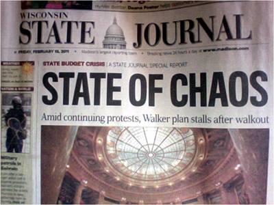 News Headline: State of Chaos