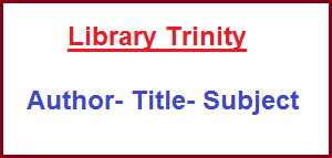 Library materials search Trinity