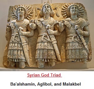 Syrian (Assyrian) god trinity