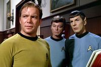 Kirk, McCoy, Spock of Star Trek fame
