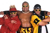 Too Cool and Rikishi wrestling trio