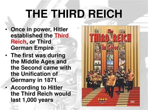 3rd Reich reference Hitler's concept of a 3rd Reich