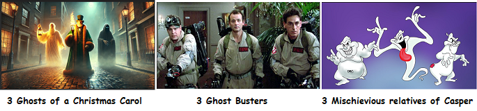 3 ghost related characterizations
