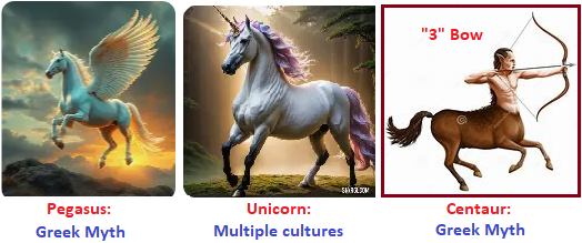 3 commonly spoken of Mythological horses