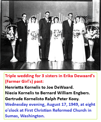 3 sisters married at the same time Triplet Wedding