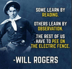 Will Rogers on Learning