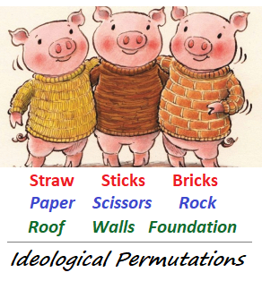 3 little pigs of Fairytale fame