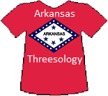 Arkansas's Threesology T-shirt