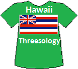 Hawaii's Threesology T-shirt