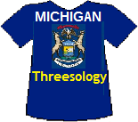 Michigan's Threesology T-shirt