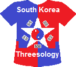 South Korea Threesology T-shirt