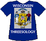 Wisconsin's Threesology T-shirt