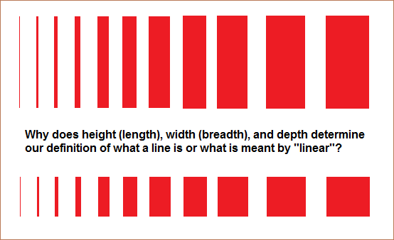 When does a line become something else?