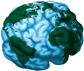 The earth as a human brain
