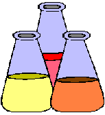 3 chemical flasks