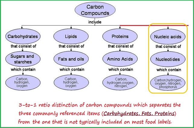 3 to 1 ratio of carbon compounds